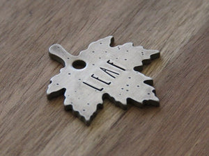 Native Wolf Pet Tags LEAF