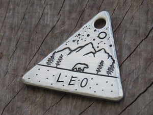 Native Wolf Pet Tags LEO