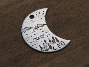 Native Wolf Pet Tags LEO