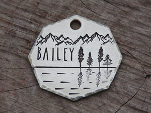 Native Wolf Pet Tags LILY