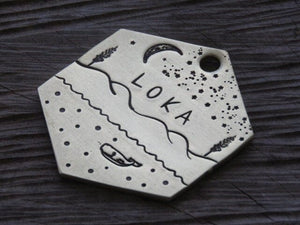 Native Wolf Pet Tags LOKA