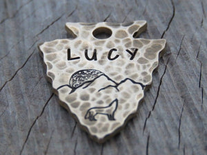 Native Wolf Pet Tags LUCY