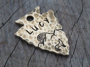 Native Wolf Pet Tags LUCY