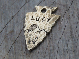 Native Wolf Pet Tags LUCY