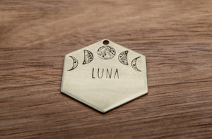 Native Wolf Pet Tags LUNA