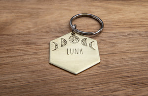 Native Wolf Pet Tags LUNA