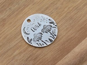 Native Wolf Pet Tags LUNA