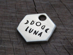 Native Wolf Pet Tags LUNA