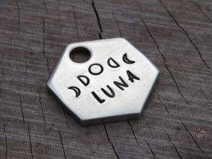Native Wolf Pet Tags LUNA