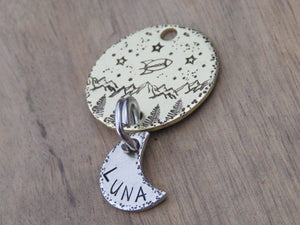 Native Wolf Pet Tags LUNA (DOUBLE)