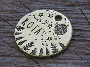 Native Wolf Pet Tags MAPLE