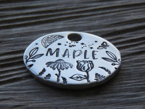 Native Wolf Pet Tags MAPLE