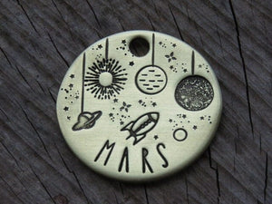 Native Wolf Pet Tags MARS