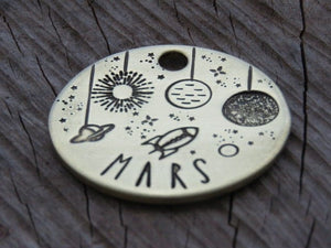 Native Wolf Pet Tags MARS
