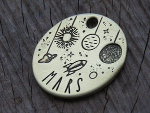 Native Wolf Pet Tags MARS