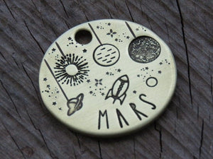 Native Wolf Pet Tags MARS