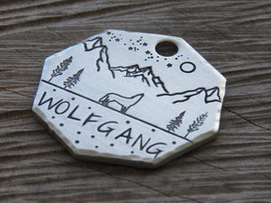 Native Wolf Pet Tags MAVERICK