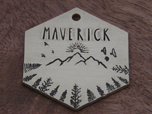 Native Wolf Pet Tags MAVERICK