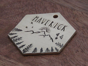 Native Wolf Pet Tags MAVERICK