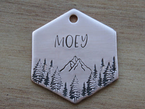 Native Wolf Pet Tags MOEY