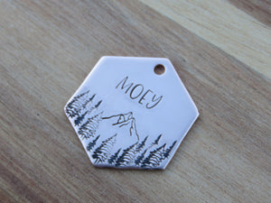 Native Wolf Pet Tags MOEY