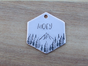 Native Wolf Pet Tags MOEY