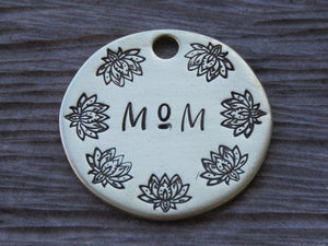 Native Wolf Pet Tags MOM