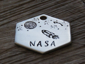Native Wolf Pet Tags NASA