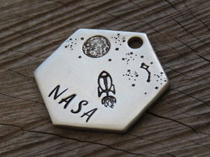 Native Wolf Pet Tags NASA