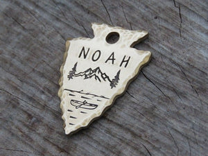 Native Wolf Pet Tags NOAH