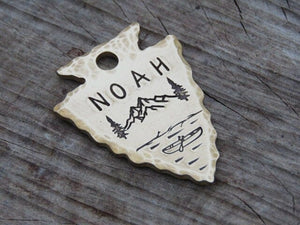 Native Wolf Pet Tags NOAH