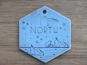 Native Wolf Pet Tags NORTH
