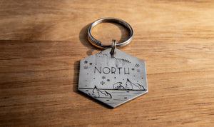 Native Wolf Pet Tags NORTH