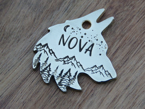 Native Wolf Pet Tags NOVA