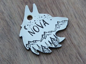 Native Wolf Pet Tags NOVA