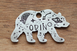 Native Wolf Pet Tags ODIN