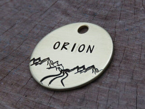 Native Wolf Pet Tags ORION