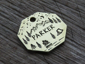 Native Wolf Pet Tags PARKER