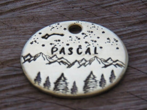 Native Wolf Pet Tags PASCAL