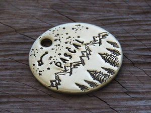 Native Wolf Pet Tags PASCAL