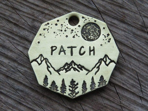 Native Wolf Pet Tags PATCH