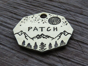 Native Wolf Pet Tags PATCH