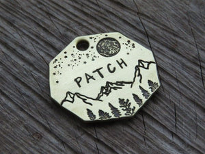 Native Wolf Pet Tags PATCH