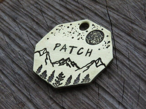Native Wolf Pet Tags PATCH