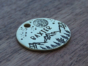 Native Wolf Pet Tags PATCH