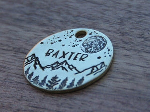 Native Wolf Pet Tags PATCH