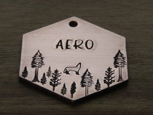 Native Wolf Pet Tags Pet Tag AERO