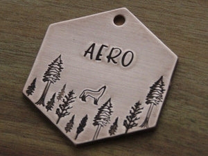 Native Wolf Pet Tags Pet Tag AERO