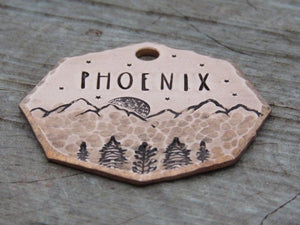 Native Wolf Pet Tags PHOENIX