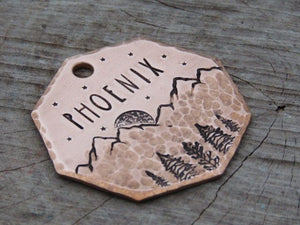 Native Wolf Pet Tags PHOENIX